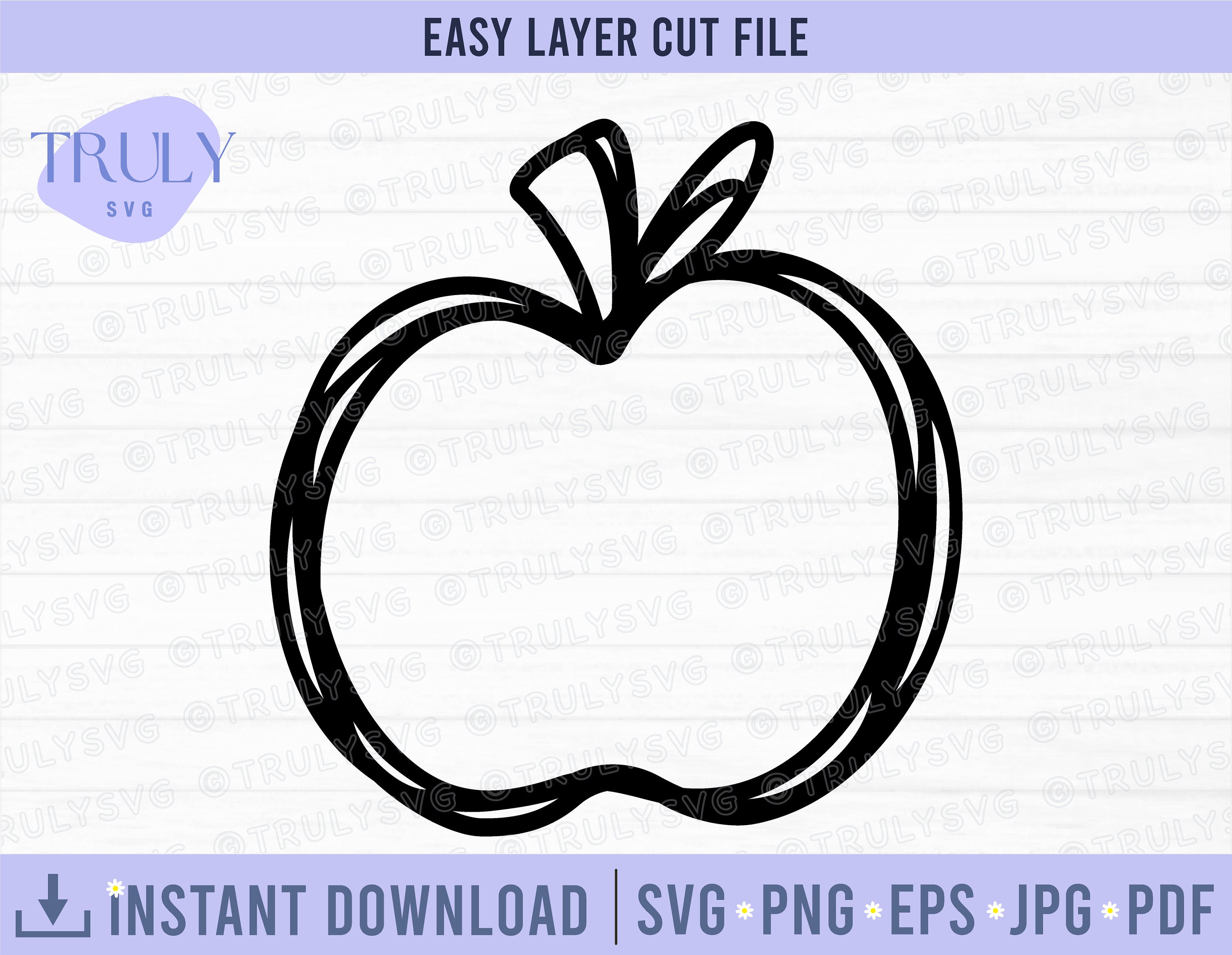Apple SVG Apple Sketch SVG apple clipart svg teacher - Etsy México