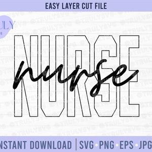 Nurse life SVG, nurse svg, nurse day, nurse week svg, nursing, nurse cut file, nurse mod,e nurse shirt, heart stethoscope, cricut silhouette