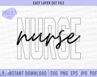 Infirmière vie SVG, svg infirmière, journée infirmière, svg semaine infirmière, soins infirmiers, fichier de coupe infirmière, mod infirmière, chemise e infirmière, stéthoscope coeur, silhouette cricut