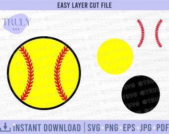 Softball SVG, Softball Team SVG, design softball, Softball Team Shirt SVG, logo della squadra di softball sport mamma softball taglia file cricut silhouette