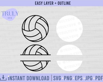 Volleyball svg, volleyball clip art, volleyball, volleyball monogram svg, volleyball split name svg, volleyball cricut svg, volleyball png