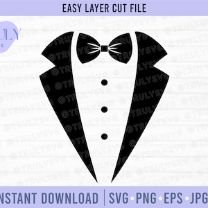 Tuxedo SVG, Wedding SVG, Groom SVG, Suit Tie Svg, Suit and Tie Svg ...