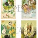 Vintage Easter Ephemera Kit, Printable Download, Junk Journal ...