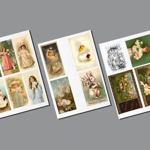 Vintage Easter Ephemera Kit, Printable Download, Junk Journal ...