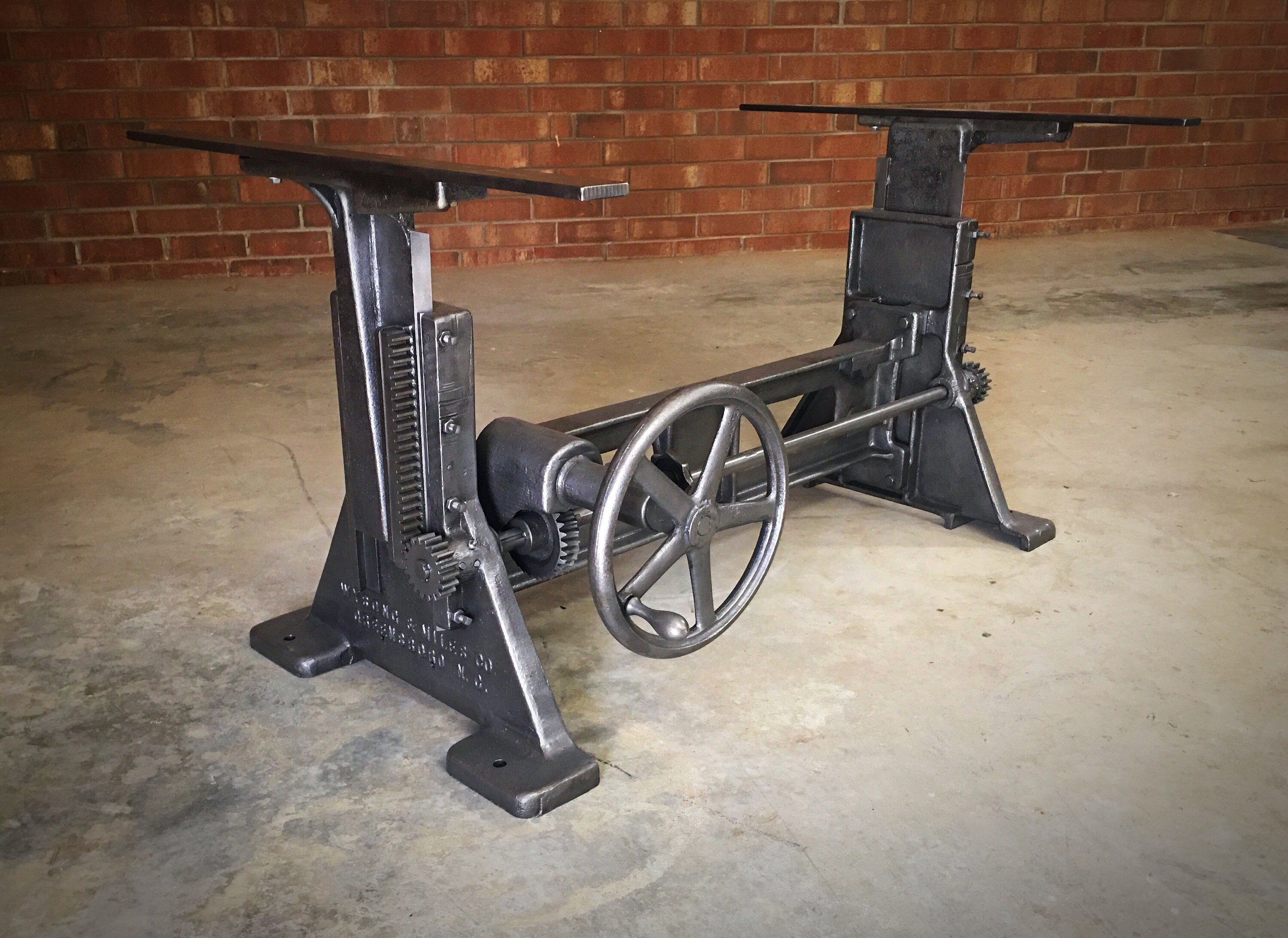 Wysong and Miles Crank Table Base Authentic Turn of the Century Etsy