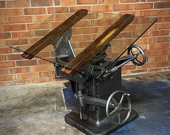 Yates American Machine Co. Table Saw Drafting Desk/Table