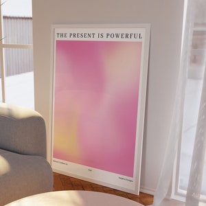 Aura Poster, Gradient Wall Art, Spiritual Print, College Dorm Poster, Trendy Poster, Energy Poster, Positive Wall Art, DIGITAL DOWNLOAD
