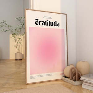 Pink Aura Wall Art, Gradient Poster, Pastel Pink Poster, Spiritual Poster, Y2k Poster, Aura Poster, Pink Aura Print INSTANT DOWNLOAD