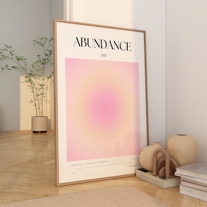 Aura Poster, Gradient Wall Art, Spiritual Wall Art, Gradient Poster, Positive Affirmation, Energy Poster, Positive Poster, PRINT OUT POSTER