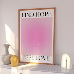 Pink Aura Wall Art, Gradient Poster, Pastel Pink Poster, Spiritual Poster, Y2k Poster, Aura Poster, Pink Aura Print INSTANT DOWNLOAD