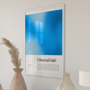 Positive Aura Poster, Gradient Wall Art, Spiritual Print, College Dorm Poster, Trendy Poster, Self Love Poster, Y2k Poster, DIGITAL DOWNLOAD