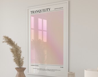 Aura Poster, Gradient Wall Art, Spiritual Print, Abstract Colour Gradient Home Decor, Positive Affirmation, Aura energy, DIGITAL DOWNLOAD