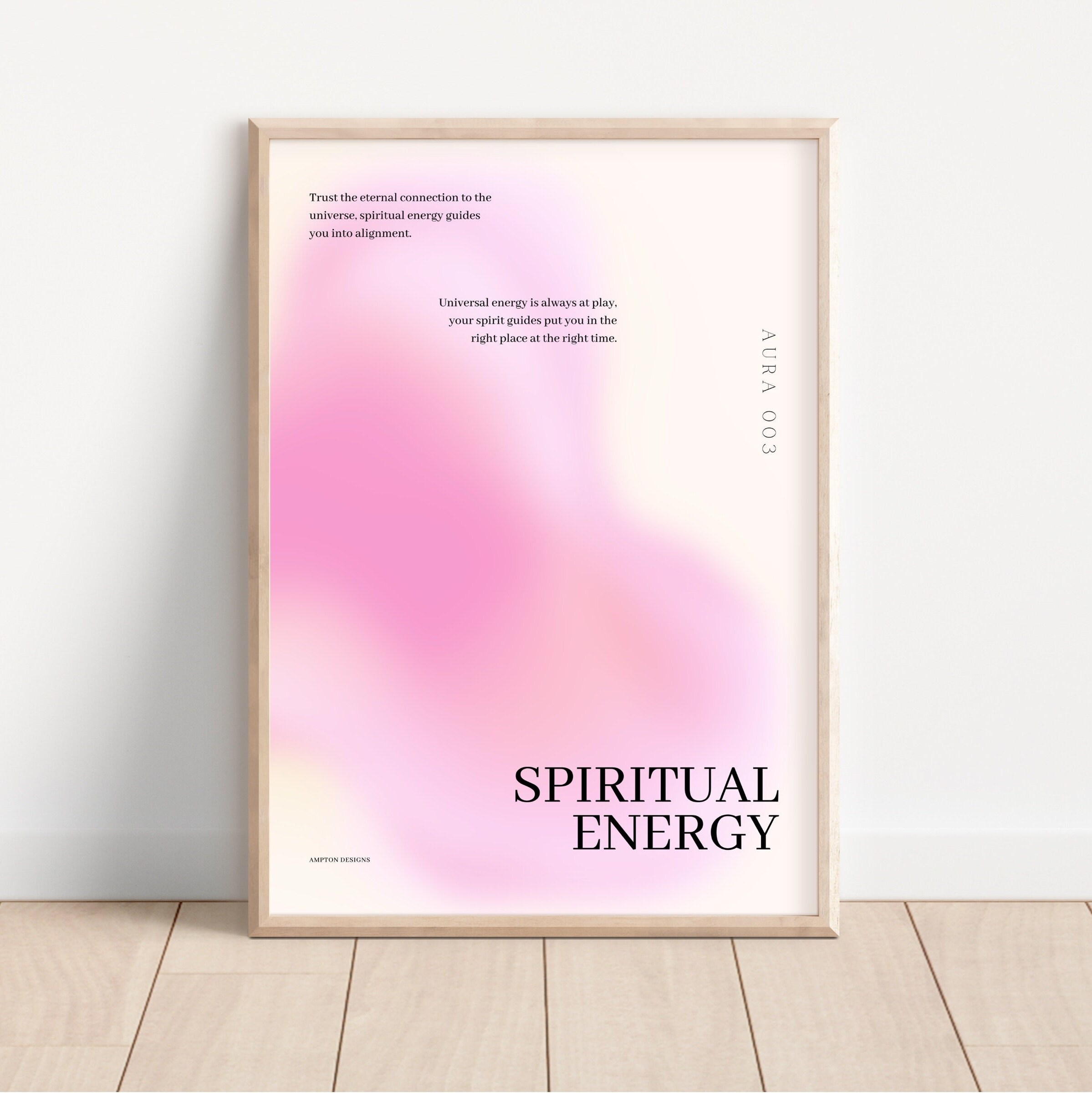 Aura Posters Set of 3 Aura Print Affirmation Poster - Etsy UK