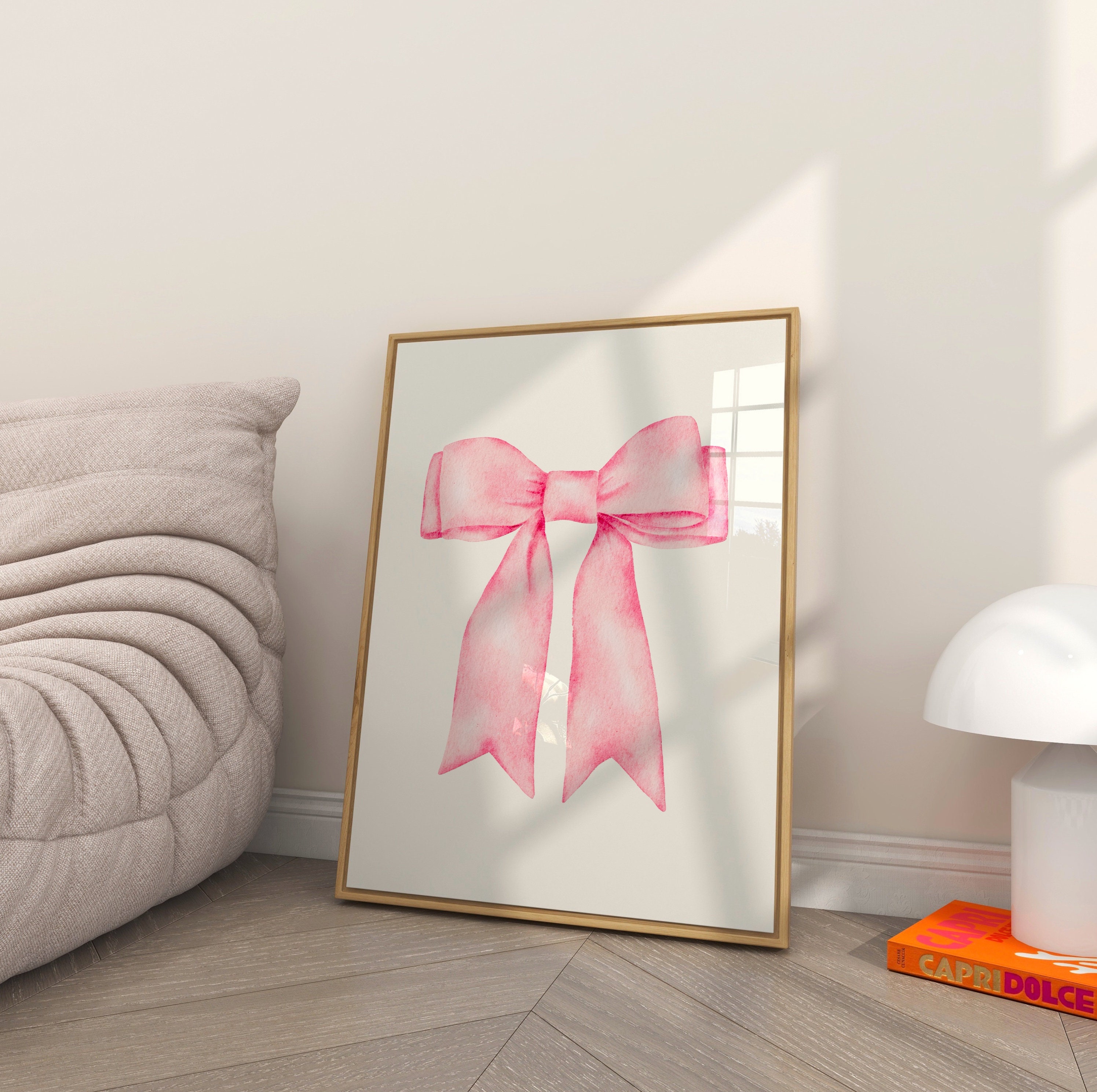 KUBAPIG Trendy roze strikken muurkunst preppy poster, college appartement decor, aquarel strikken lint print, ballon hond muur kunst, meisjesachtige kamerdecoratie (SKU1,40 x 60 cm), niet ingelijst KUBAPIG Trendy roze strikken muurkunst preppy poster, college appartement decor, aquarel strikken lint print, ballon hond muur kunst, meisjesachtige kamerdecoratie (SKU1,40 x 60 cm), niet ingelijst