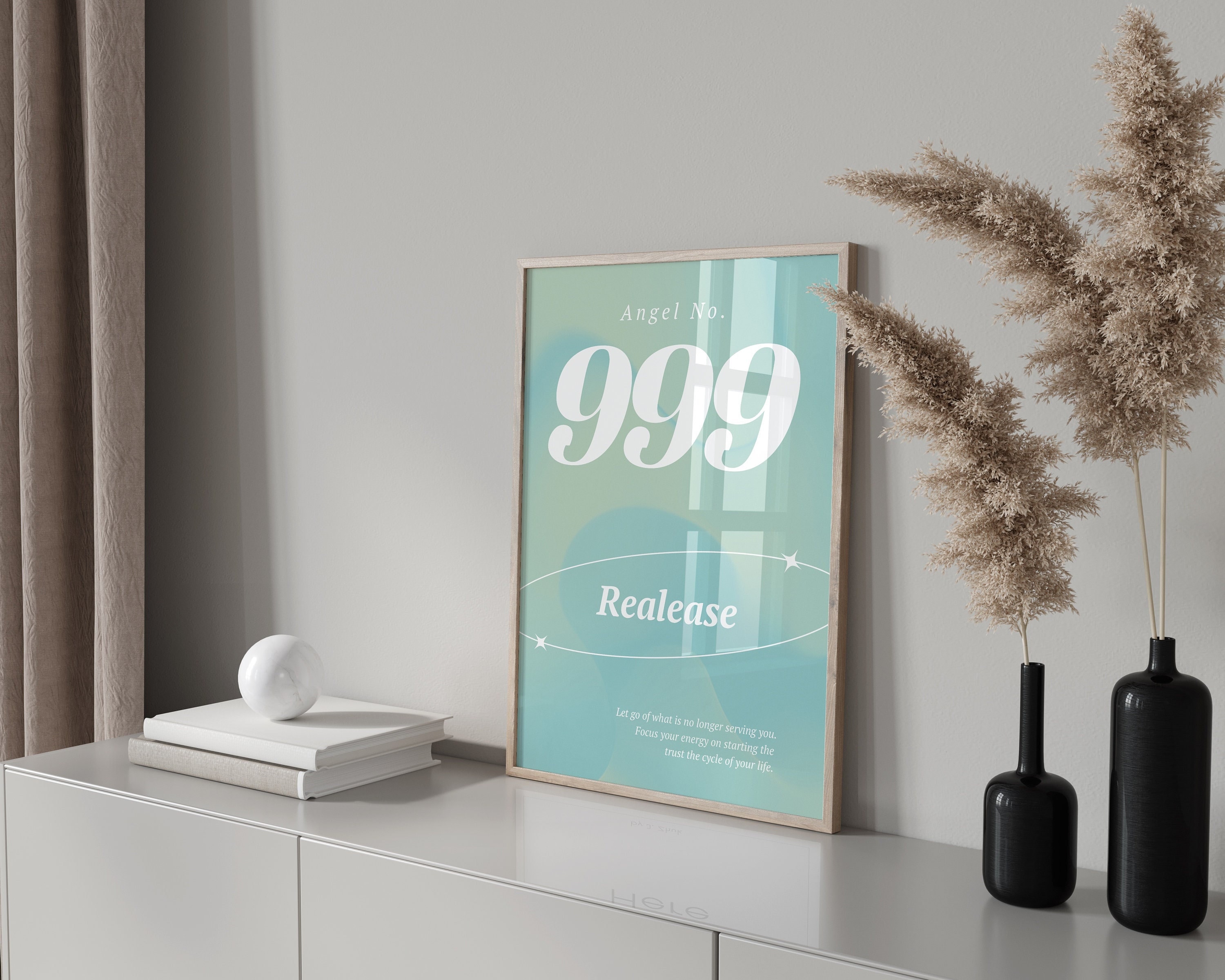 Aura Angel Number Poster 3 Instant Printable Download, Angel