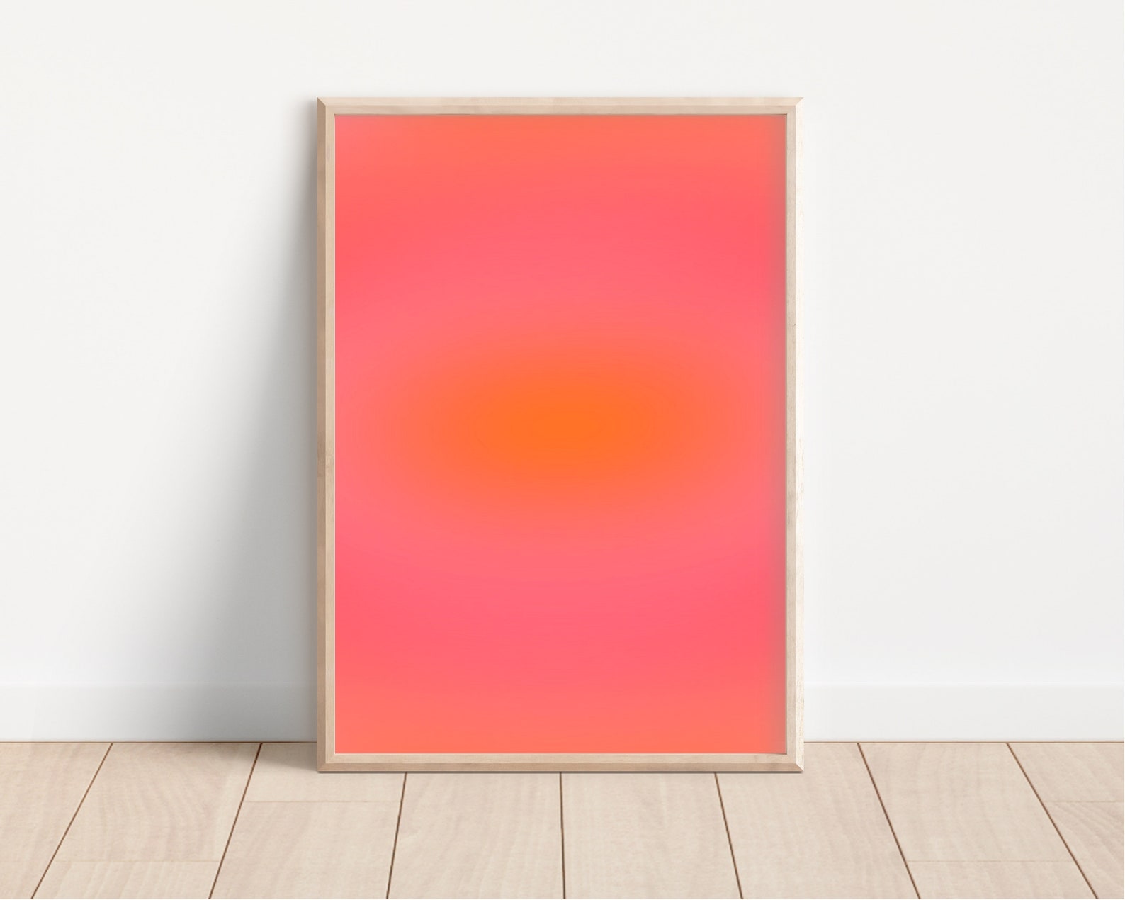 Set of 3 Positive Aura Poster Gradient Gallery, Abstract Gradient ...