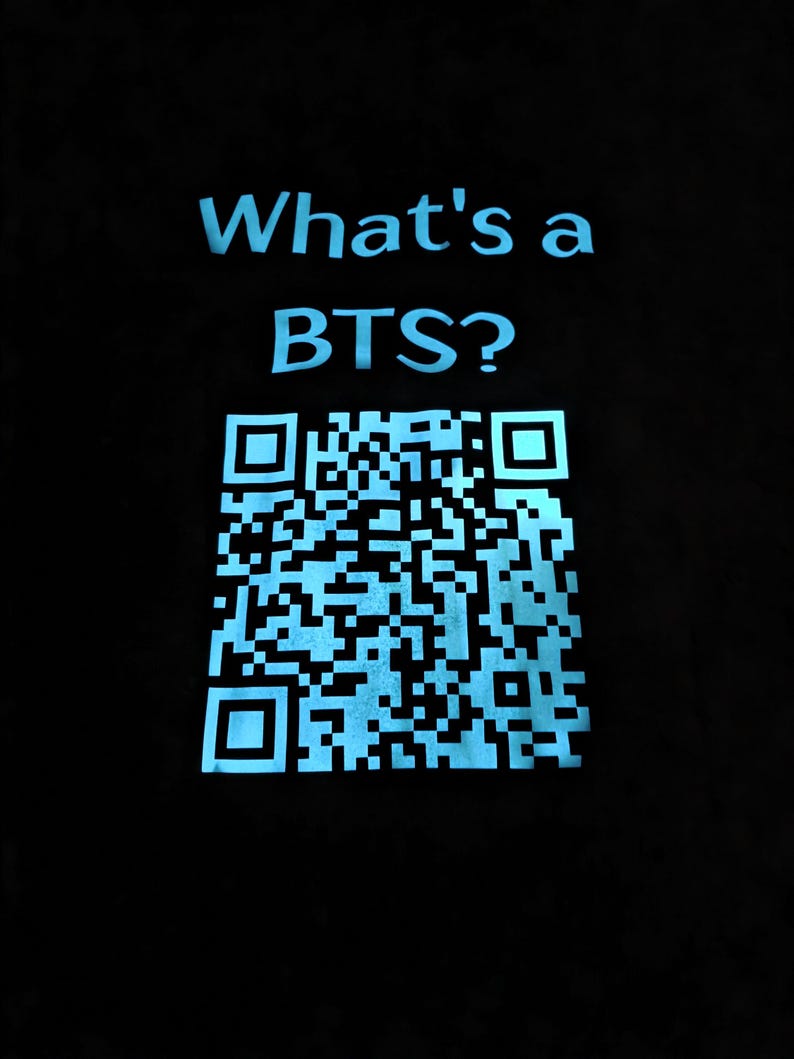 What is a BTS T-shirt Glow in the Dark - Etsy