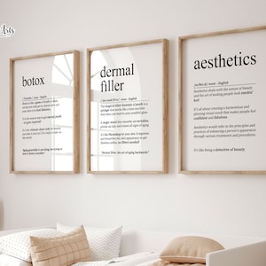 Esthétique, Décoration d&#39;esthéticienne, Décoration de salon de beauté, Cosmétologie, Botox et produits de comblement, Produits de comblement dermique, Dermatologie, Art Botox, Décoration murale de spa
