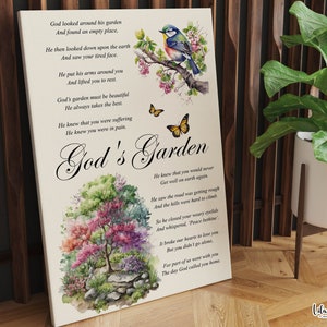 Cadeau de sympathie du jardin des dieux, poème de sympathie, être cher décédé, en souvenir, deuil, carte cadeau pour un deuil, il est parti, citation sur le deuil
