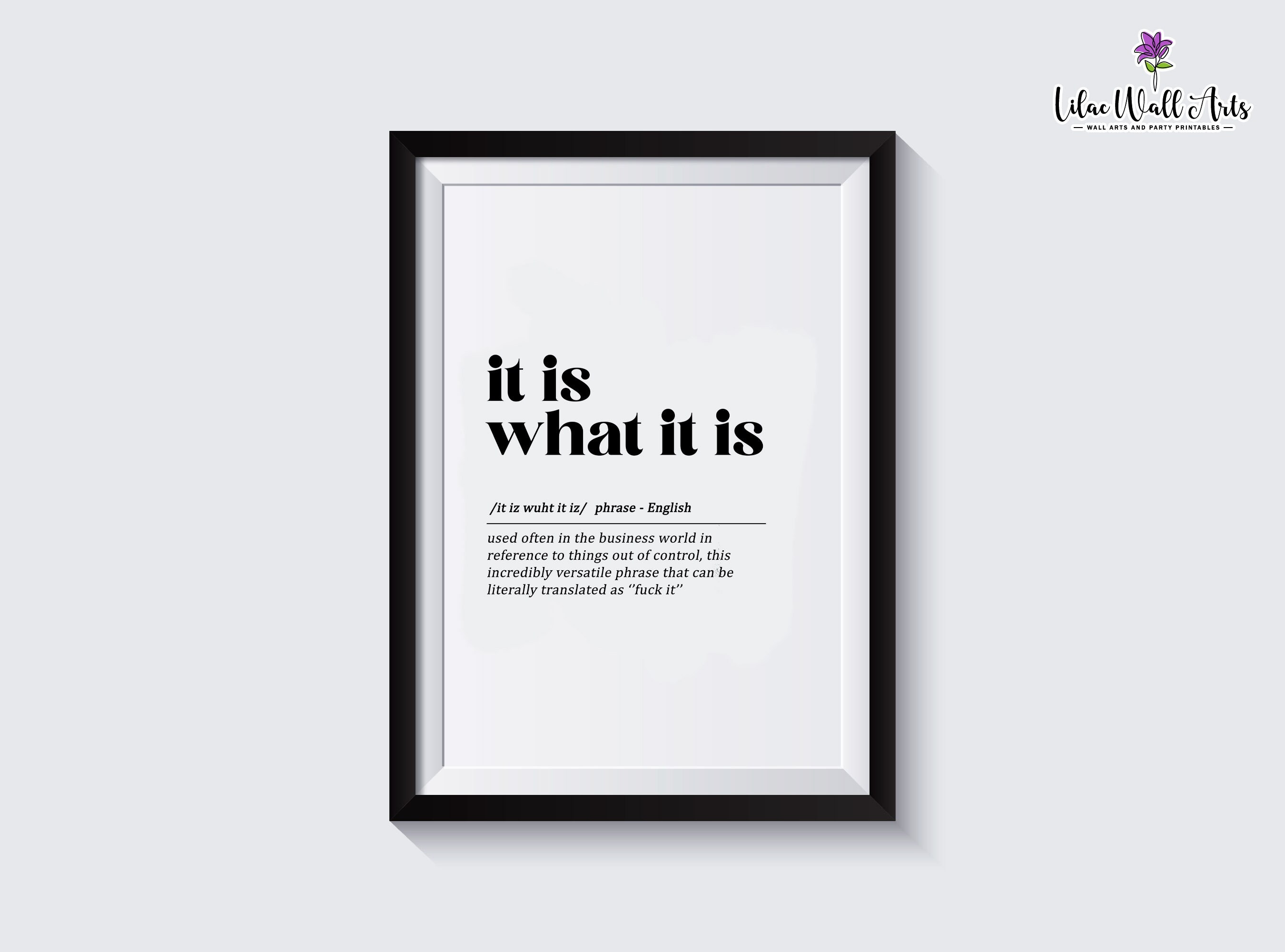 Discover It Is What It Is Poster