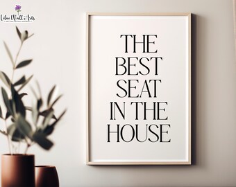Bathroom Wall Art Print: Quirky Home Decor (Digital Download)