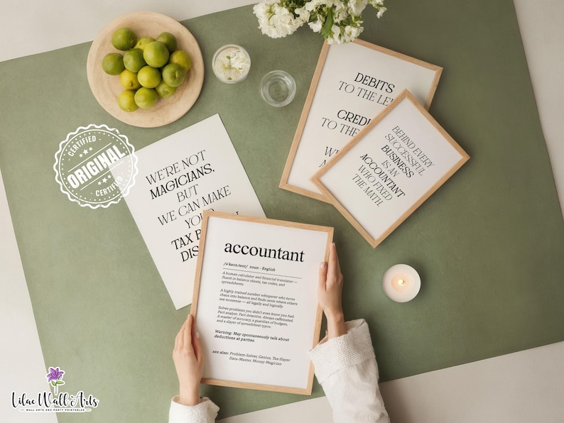 Finance Quotes, Finance Poster: Funny Accountant Office Decor, CPA ...