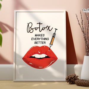 Botox Décor, Botox Gifts, Botox Art, Aesthetic Room Décor, Botox And Fillers Botox Aftercare, Botox Dealer, Botox Art, Lip Injections