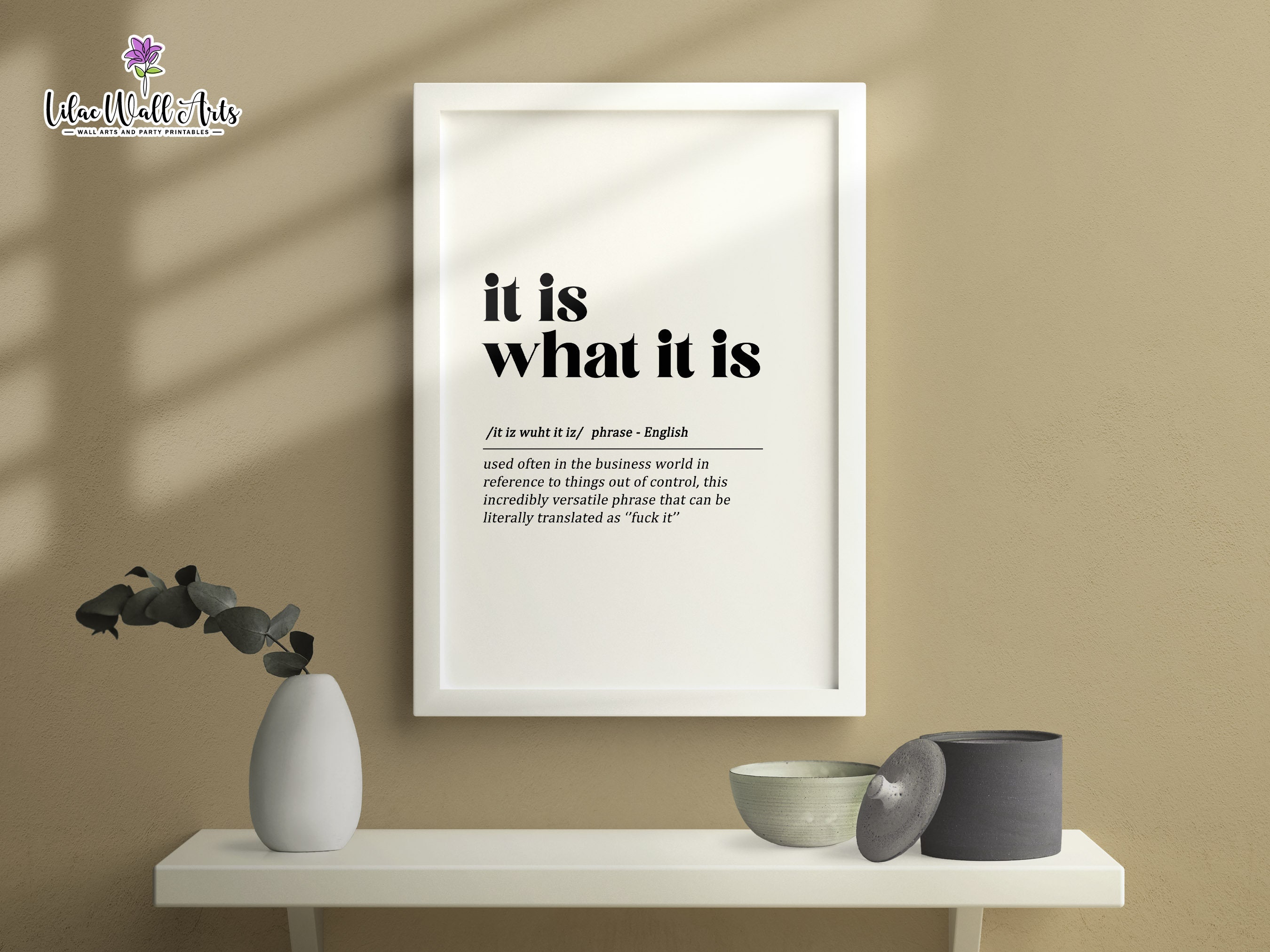 Discover It Is What It Is Poster