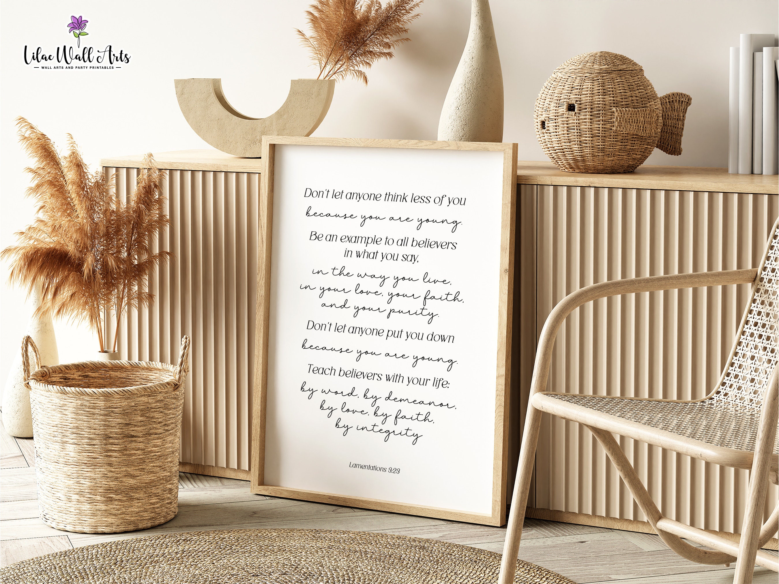 Custom Bible Verse Printable: Personalized Scripture Wall Art (digital ...