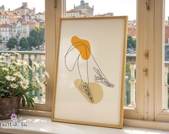 Opera d'arte DPM Podiatry: Stampa artistica di riflessologia plantare, regalo per podologo, regalo ortopedico (download digitale)