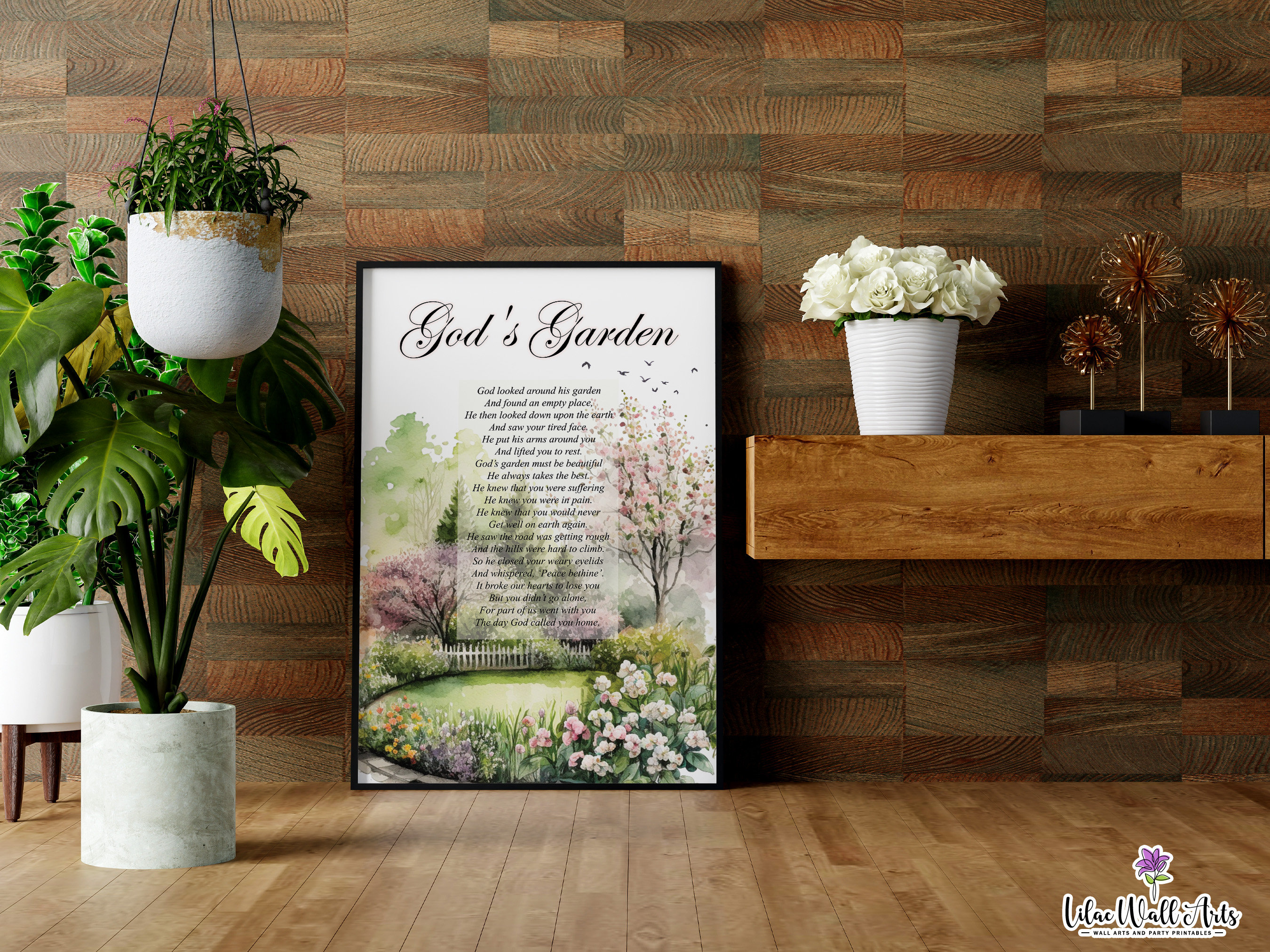 God's Garden Funeral Poem