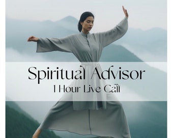 Spiritual Advisor- 60 min live Q & A Psychic intuitive consult