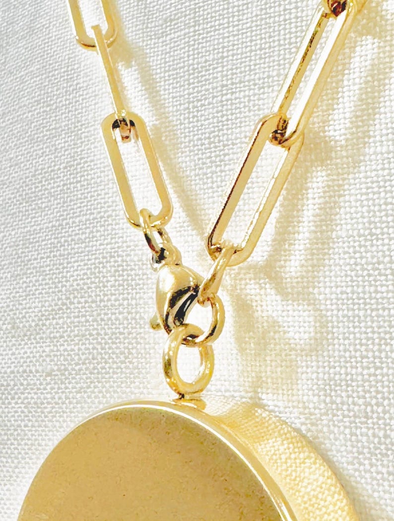 Very Powerful Orgonite Herkimer Diamond Necklace: 5G EMF Protection, 18k Gold imagen 8