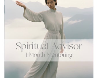 Spiritual Advisor- 1 Month Mentoring with weekly live call,  In depth Psychic intuitive consult reading with Q&A