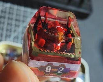 EVA Resin Keycap,Evangelion EVA Unit 00-13 Keycaps,Anime Mechanical Keyboard Key Caps,Handmade Gifts