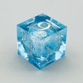 Jellyfish Liquid Core DND Dice Set: Handmade Resin RPG Dice product logo