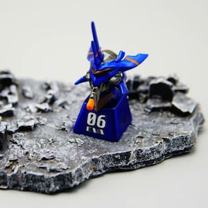 EVA Resin Keycap,Evangelion EVA Unit 00-13 Keycaps,Anime Mechanical Keyboard Key Caps,Handmade Gifts