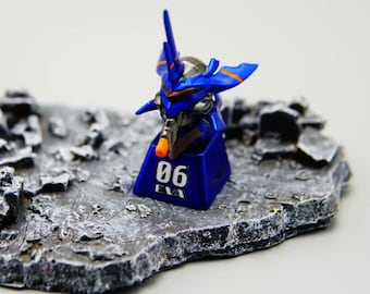 EVA Resin Keycap,Evangelion EVA Unit 00-13 Keycaps,Anime Mechanical Keyboard Key Caps,Handmade Gifts