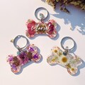 Custom Flower Dog Tag  , Personalized Resin Dog Tag, Unique Cat Name Tag, Cute Pet Charm product logo