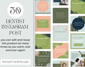 40 Instagram Post Templates for Dentists Dental Practice Instagram