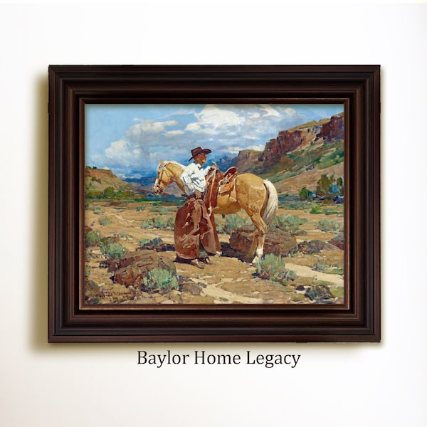 Cowboy Art - Etsy