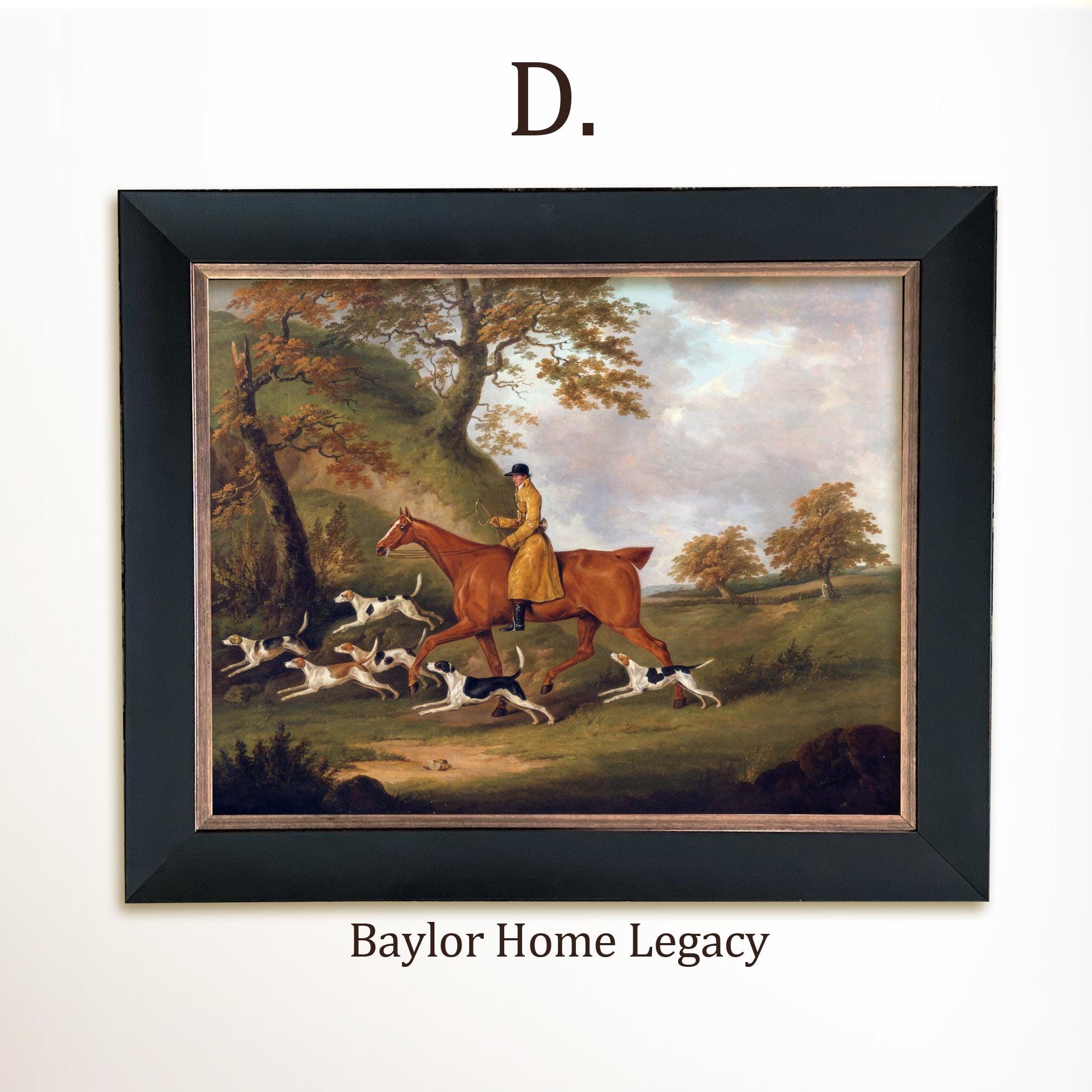 版画 50s / Fox hunting Amazon.com: Posterazzi Collection Fox