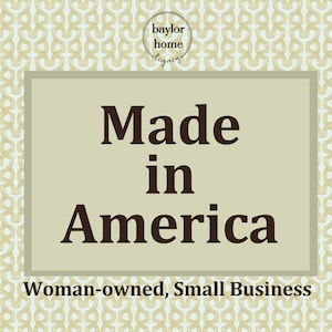 Handmade in America woman owned small business