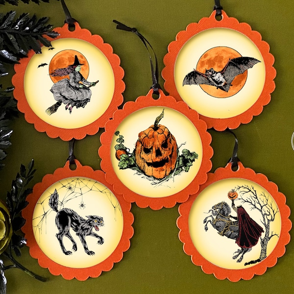 Halloween Ornaments for Tree Etsy