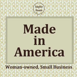 Handmade in America woman owned small business