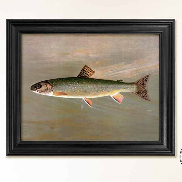 Trout Painting Etsy