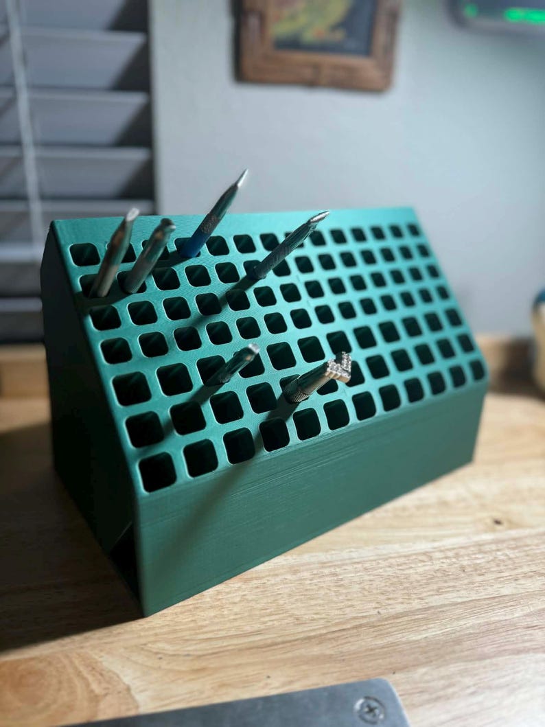 Craft Tool Storage Rack – for Leatherworking, Woodworking, or Jewelry ...