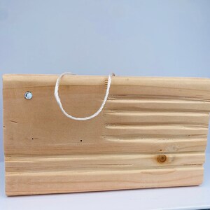 American flag sign hand craved on wood, reading LED light, USA wood art