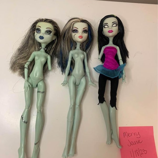 Frankie Stein Monster High Doll Lot