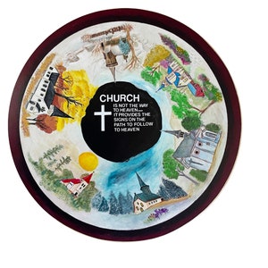 Religious Lazy Susan Original Churches